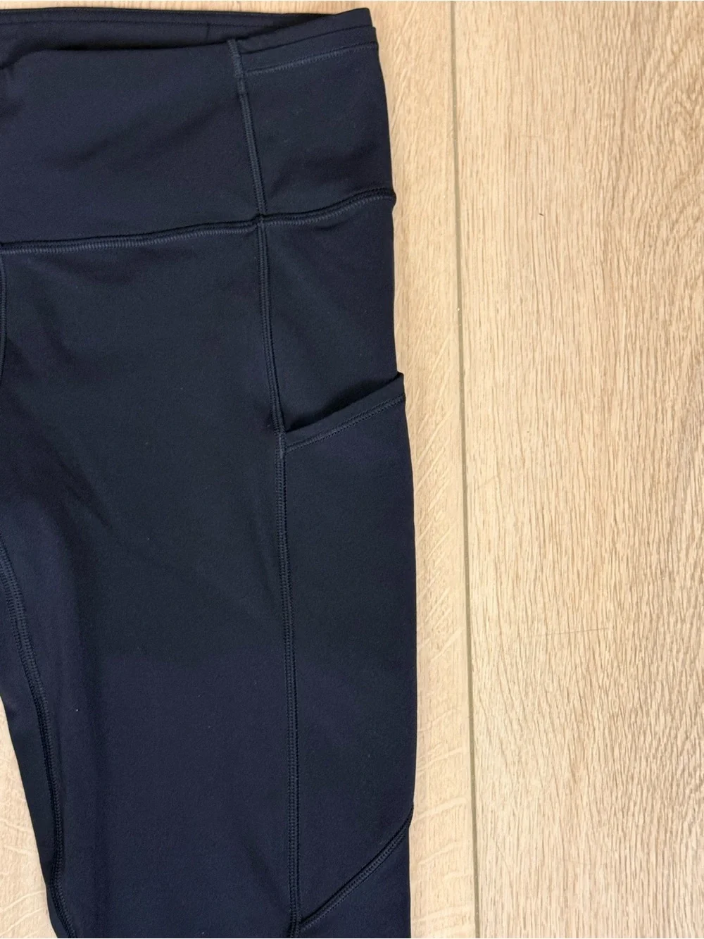 Lululemon Fast & Free 7/8 High-Rise Leggings Black Size 6